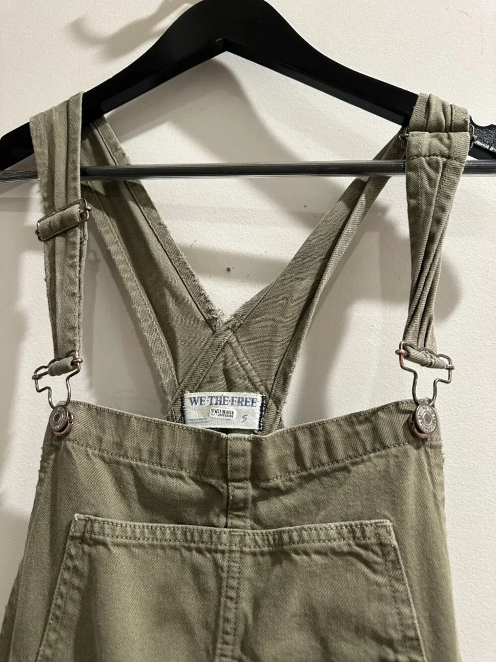 FREE PEOPLE Ziggy Shortall in Wash Army Green Size Small